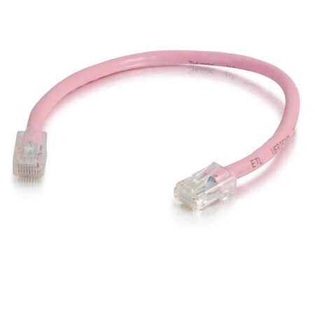 3 Ft. Cat6 Non-Booted Unshielded-UTP Ethernet Network Patch Cable - Pink